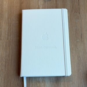 Apple White Journal with Elastic Band